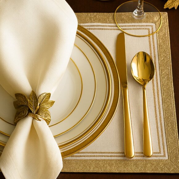 NWT Hillcrest Embroidered Place Mats Table Linens Set of 4 - Picture 2 of 13